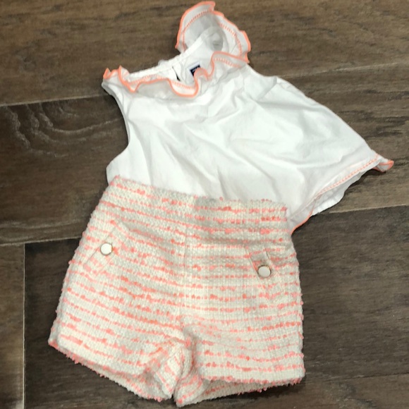 Janie and Jack Other - Bundle of 2 matching short sets and a dress